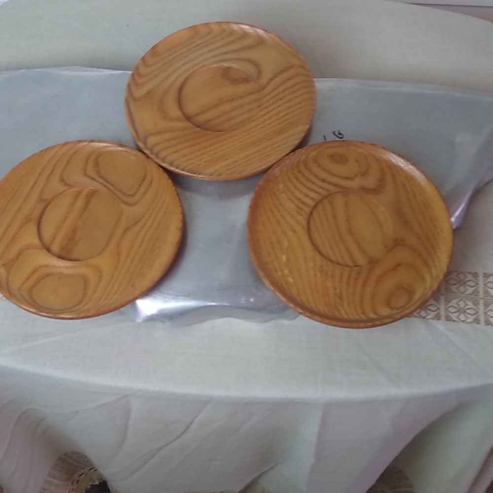 Wooden Candle Holders